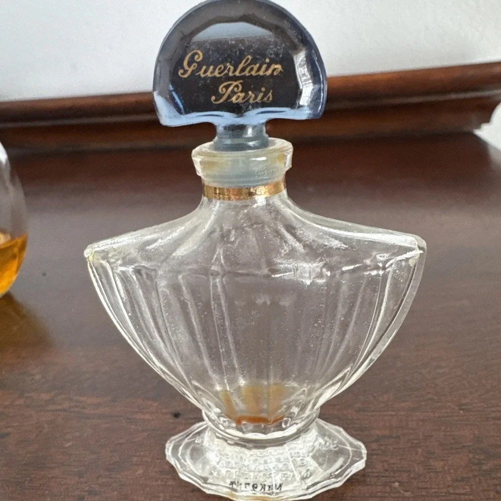 3 Vintage Guerlain Shalimar Eau de Champs Cologne Bottle Made In France Lot